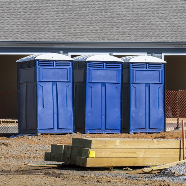 can i customize the exterior of the porta potties with my event logo or branding in Fredonia